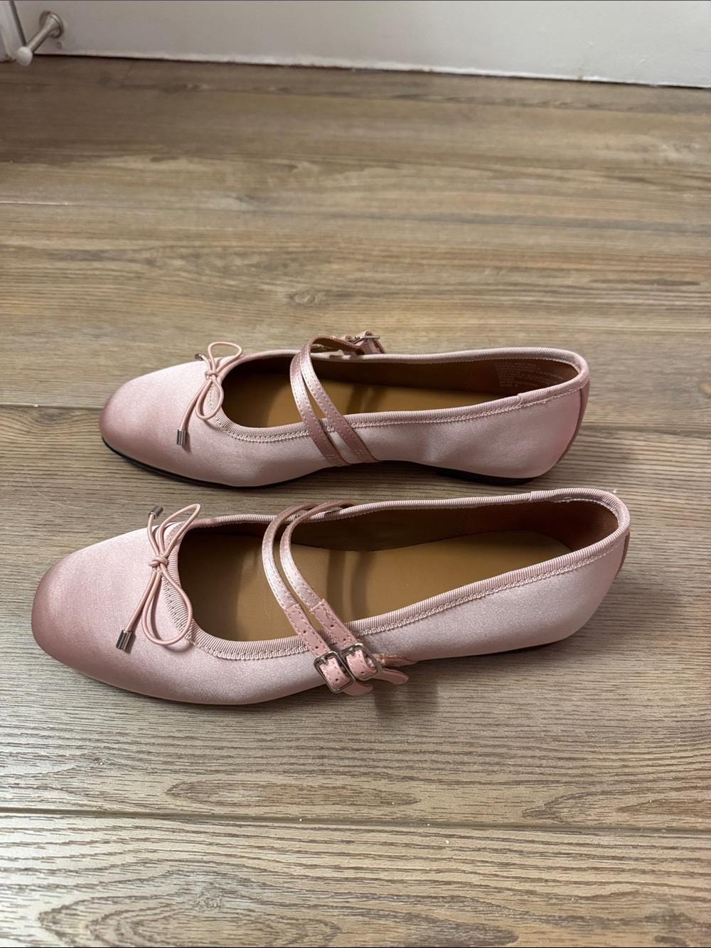 Madewell Women’s Pink Ballet Flats with Double Straps - Picture 3 of 6